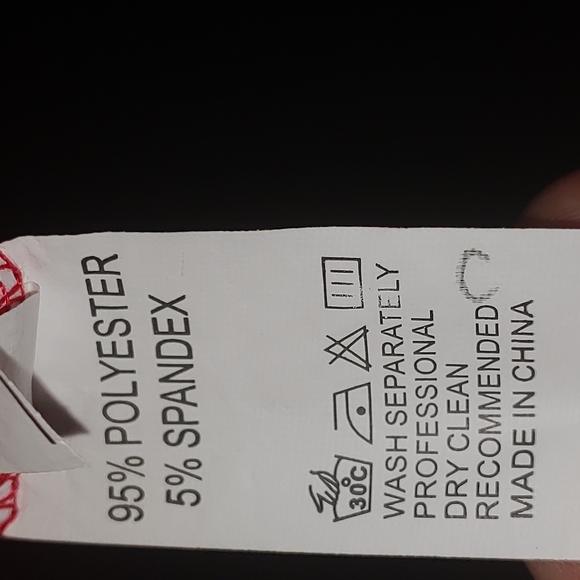 Red Ditsy Floral Ruffle Hem Knot Zipper Midi Summer Dress MEDIUM - Picture 10 of 16